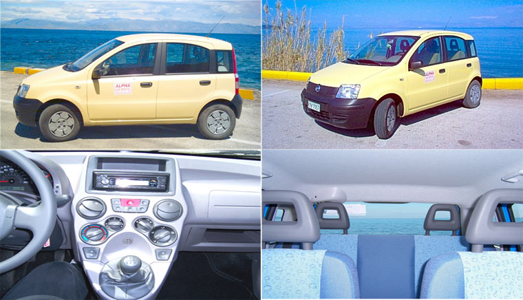 Corfu Car Rentals - Fiat Panda 1.1