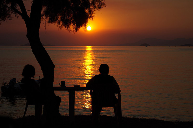 Corfu island - The sun goes down