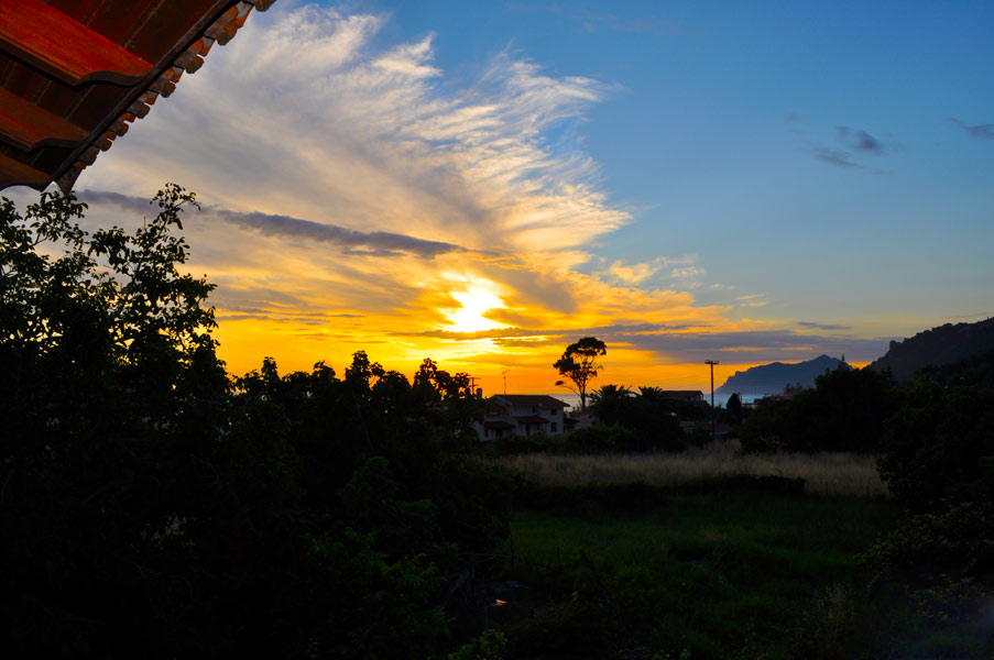 Corfu holiday home "Litsa" - wonderful sunset