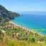 Agios-Gordios-Beach-and the 3-Beach-Houses