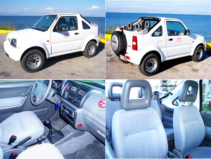 Corfu Car Rentals - Susuki Jimny Jeep 4x4