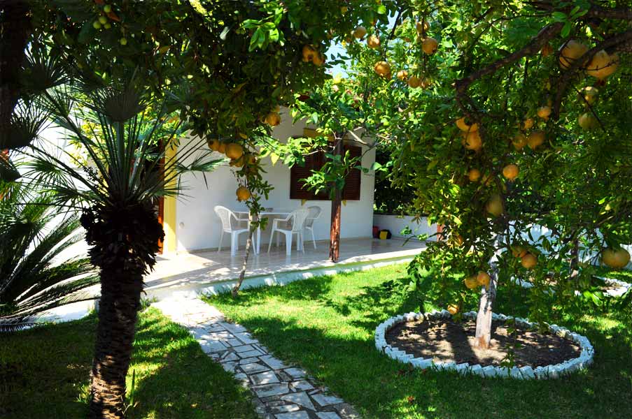 Entrance to the cottage