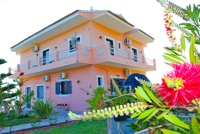 Beachfront Villa “Memos” - The entrance