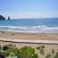 Beach in front of the house