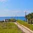 Street in front of cottage "Paradise Nest"