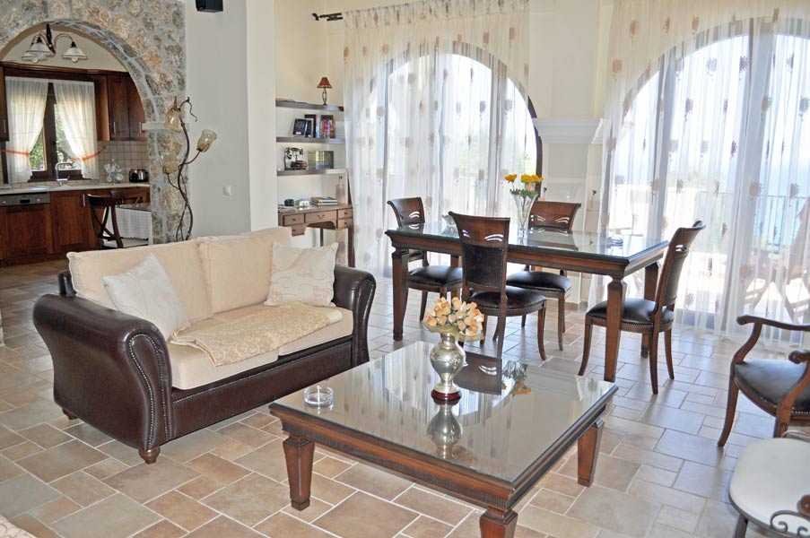 Villa Vasiliki 1st floor - Living / dining room